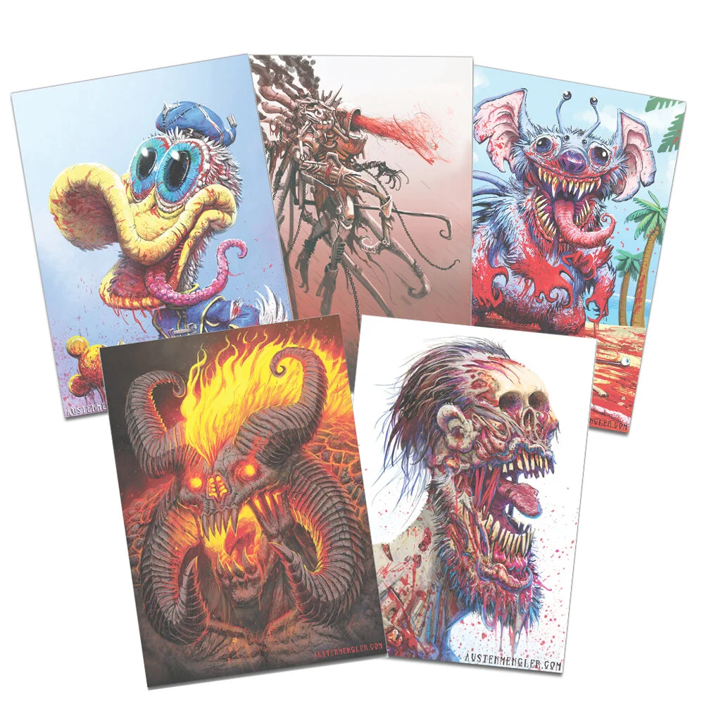 Giant Zombie King (2021) - Execution Series- Signed A3 Print by